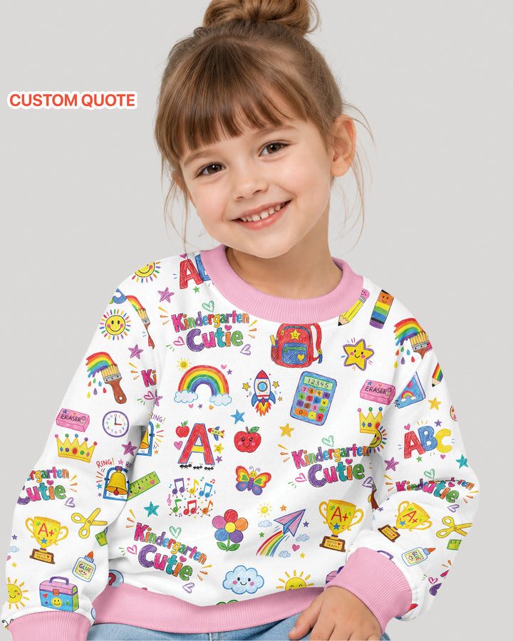 Kindergarten Cutie Bamboo Crewneck Sweatshirt