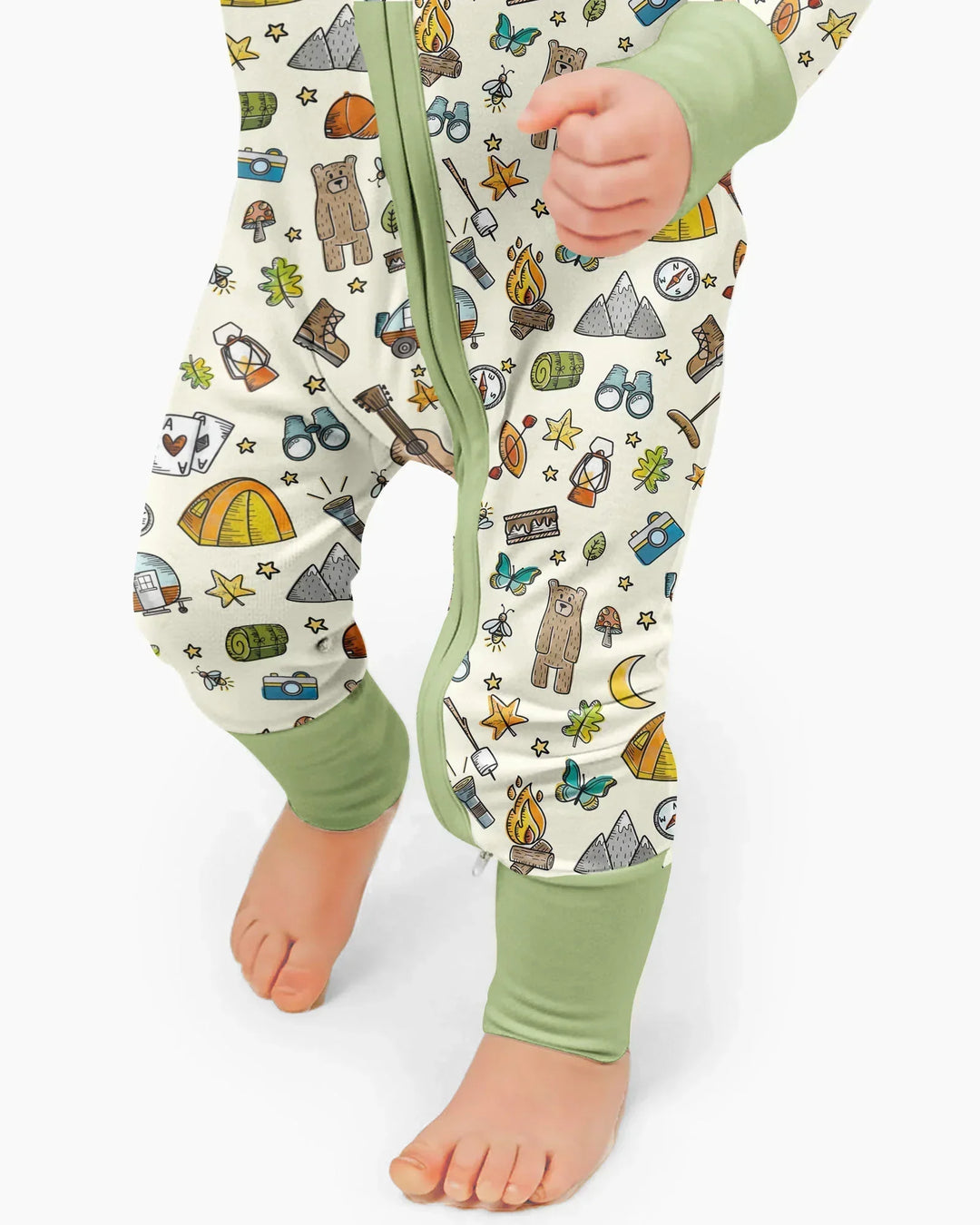Love Camping Matching Family Bamboo Convertible Zippy