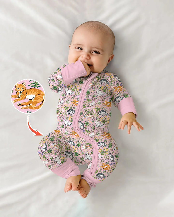 Gerippte Babykleidung mit individuellem Foto - Weich &amp; Skizzenhaft