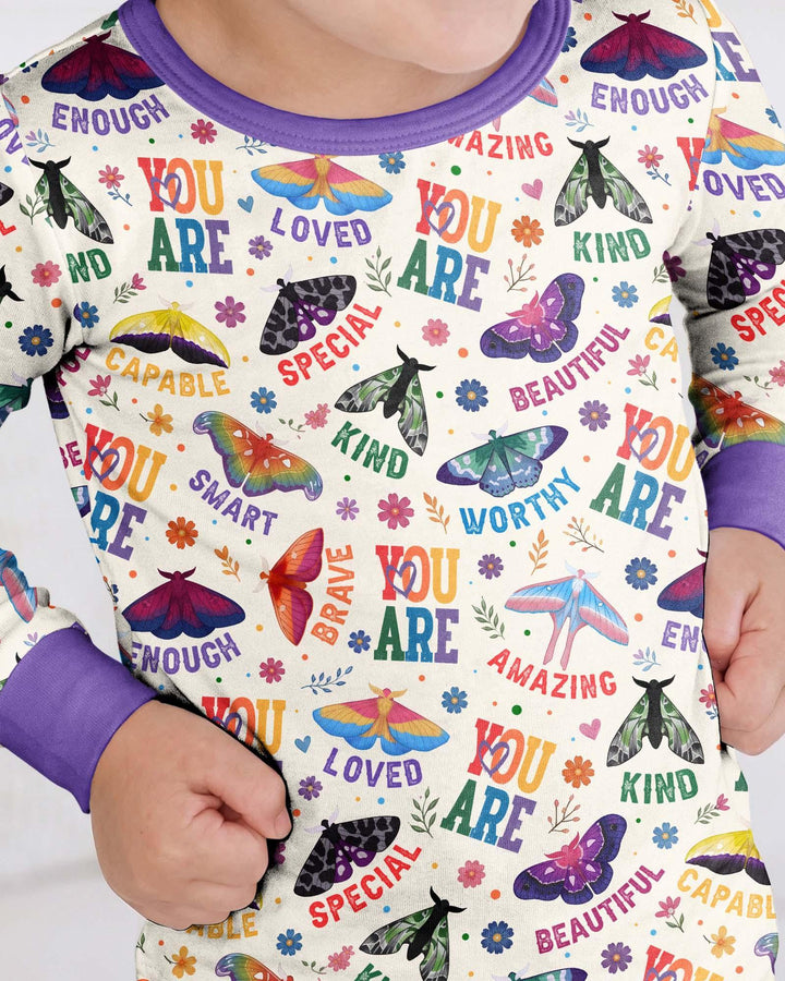 Proud Wings Family Matching Bamboo Two Piece Long Sleeve Pajama Set