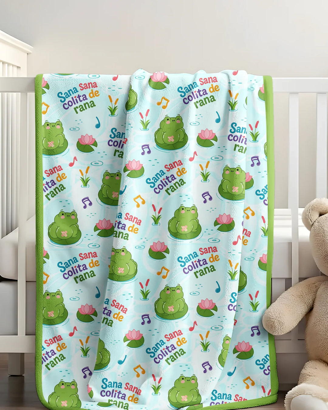 Sana Sana Colita De Rana Bamboo Blanket