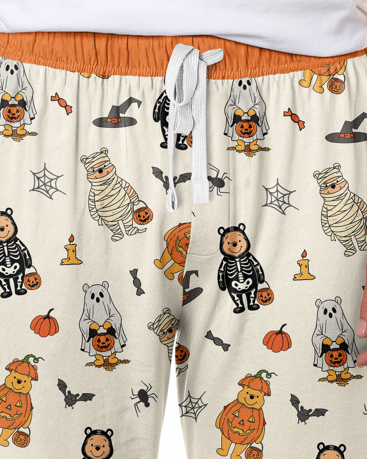 Retro Trick Or Treat Bamboo Men's Pajama Set