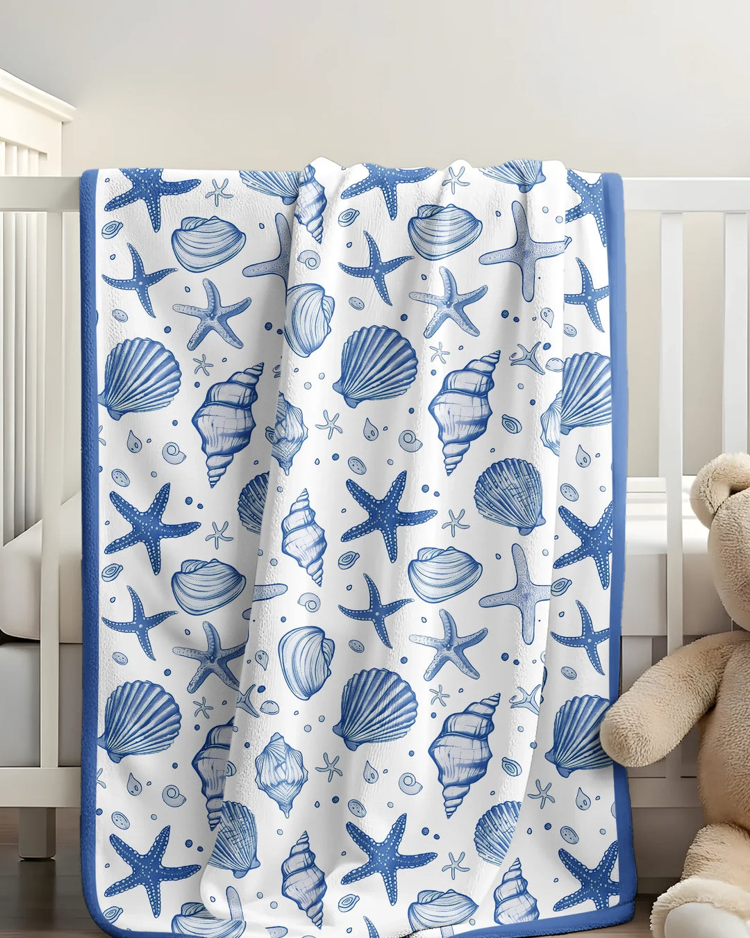 Coastal Charm Family Matching Bamboo Blanket