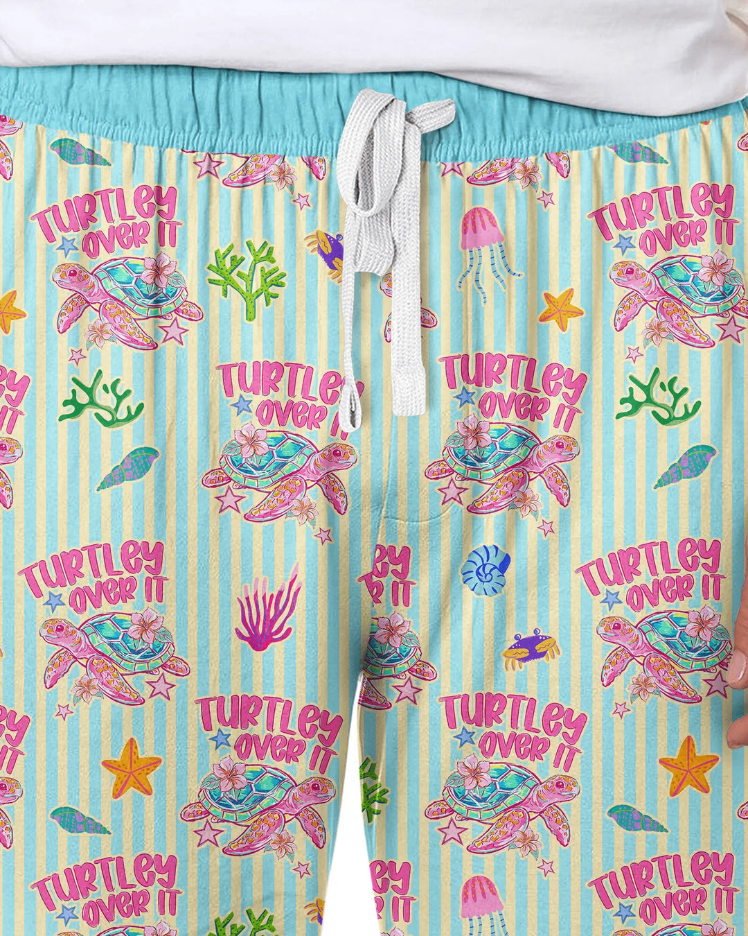 Turtley Over It Family Matching Bamboo Men's Pajama Set