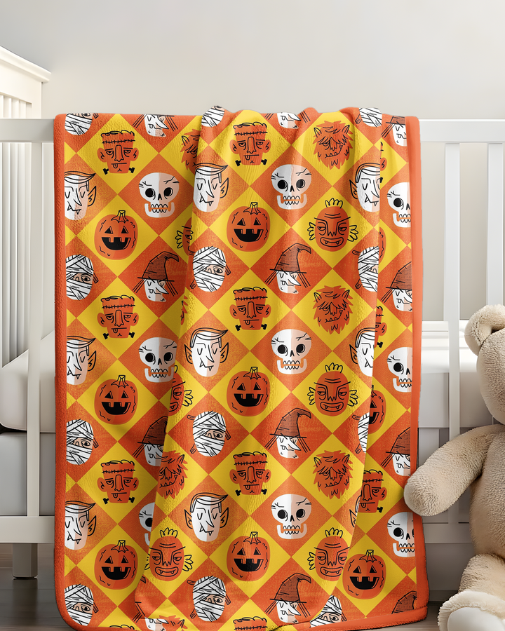 Monster Mix Bamboo Blanket