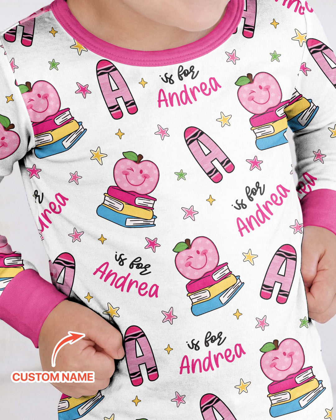 Conjunto de pijama de dos piezas de bambú con mangas largas, plantilla PERSONALIZADA