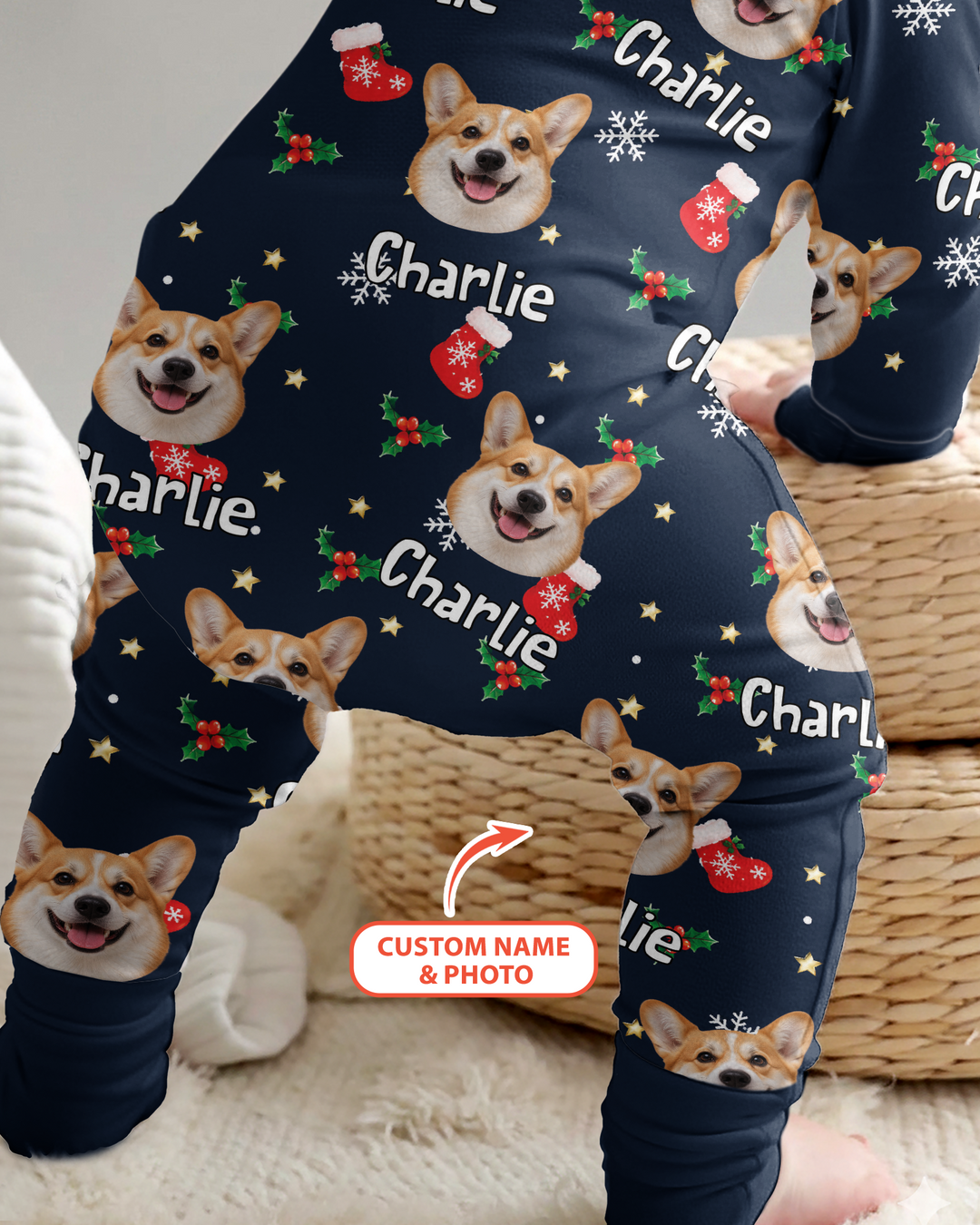 My Furry Christmas Bamboo Convertible Zippy