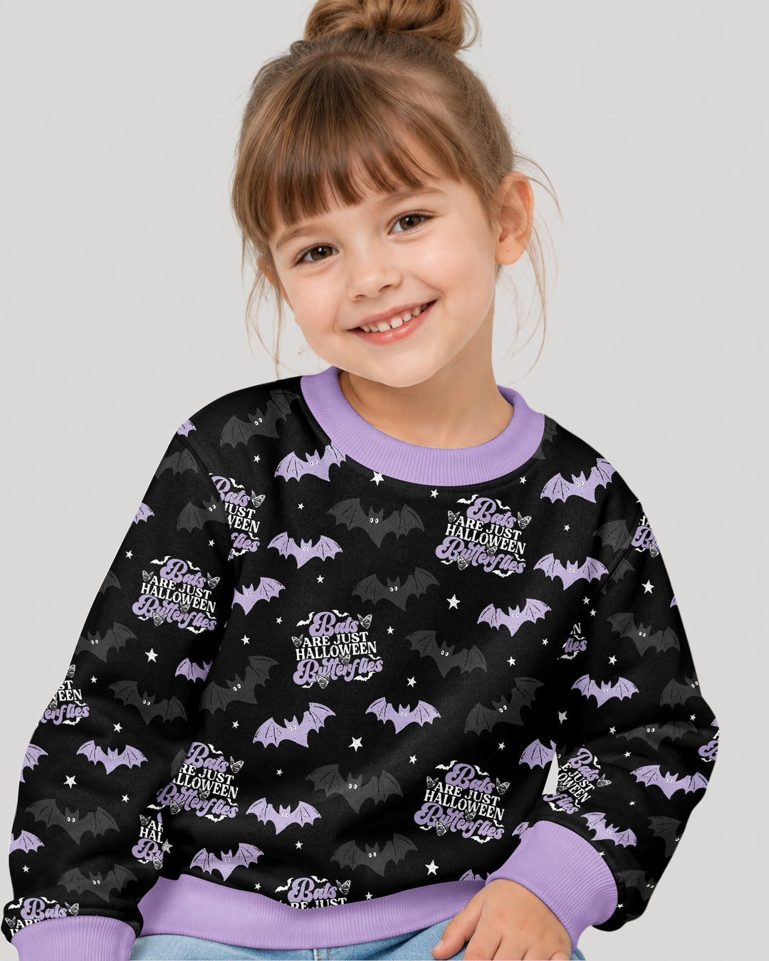 Halloween Butterflies Bamboo Crewneck Sweatshirt