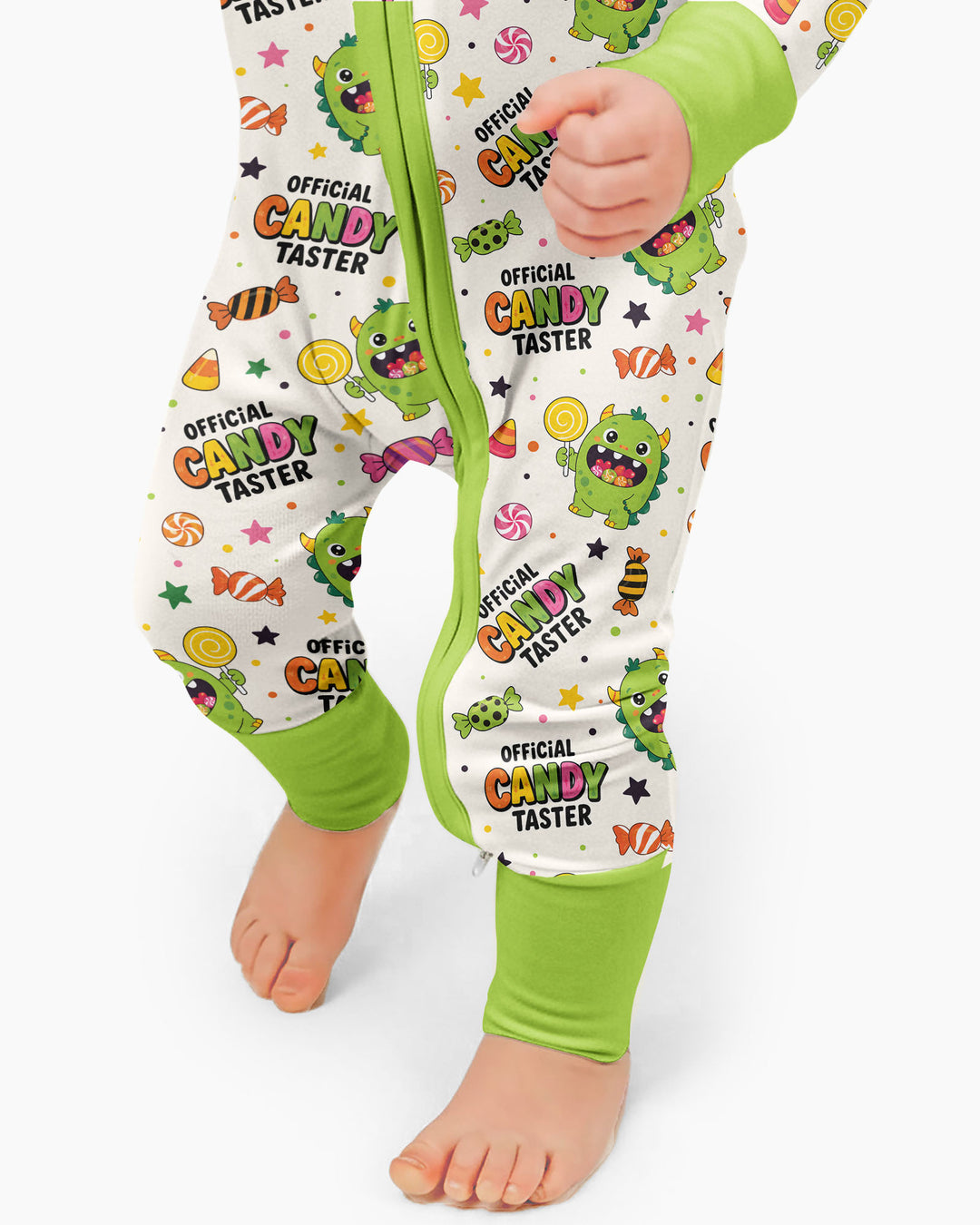 Halloween Official Candy Tester Bamboo Convertible Zippy