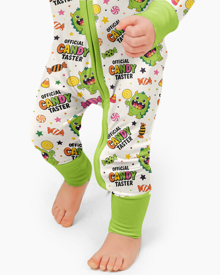 Halloween Official Candy Tester Bamboo Convertible Zippy
