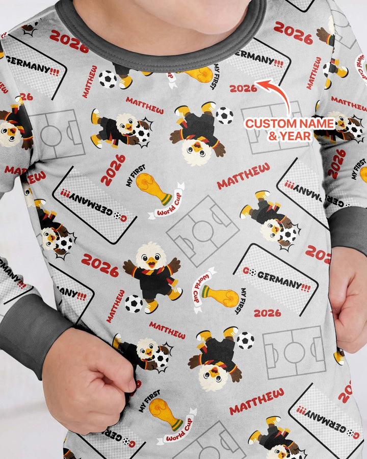 My First World Cup Bamboo Two Piece Long Sleeve Pajama Set