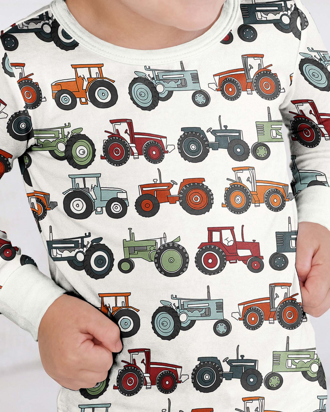 Tiny Tractors Bamboo Two Piece Pajama Set