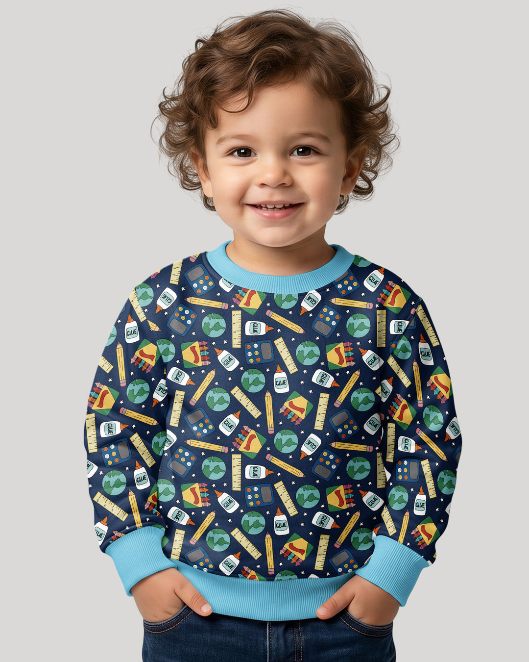 School Supply Bamboo Crewneck Sweatshirt