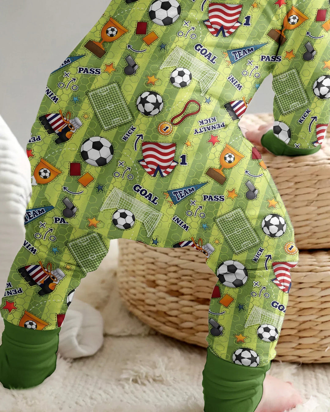 I Love Sports Soccer Bamboo Convertible Zippy