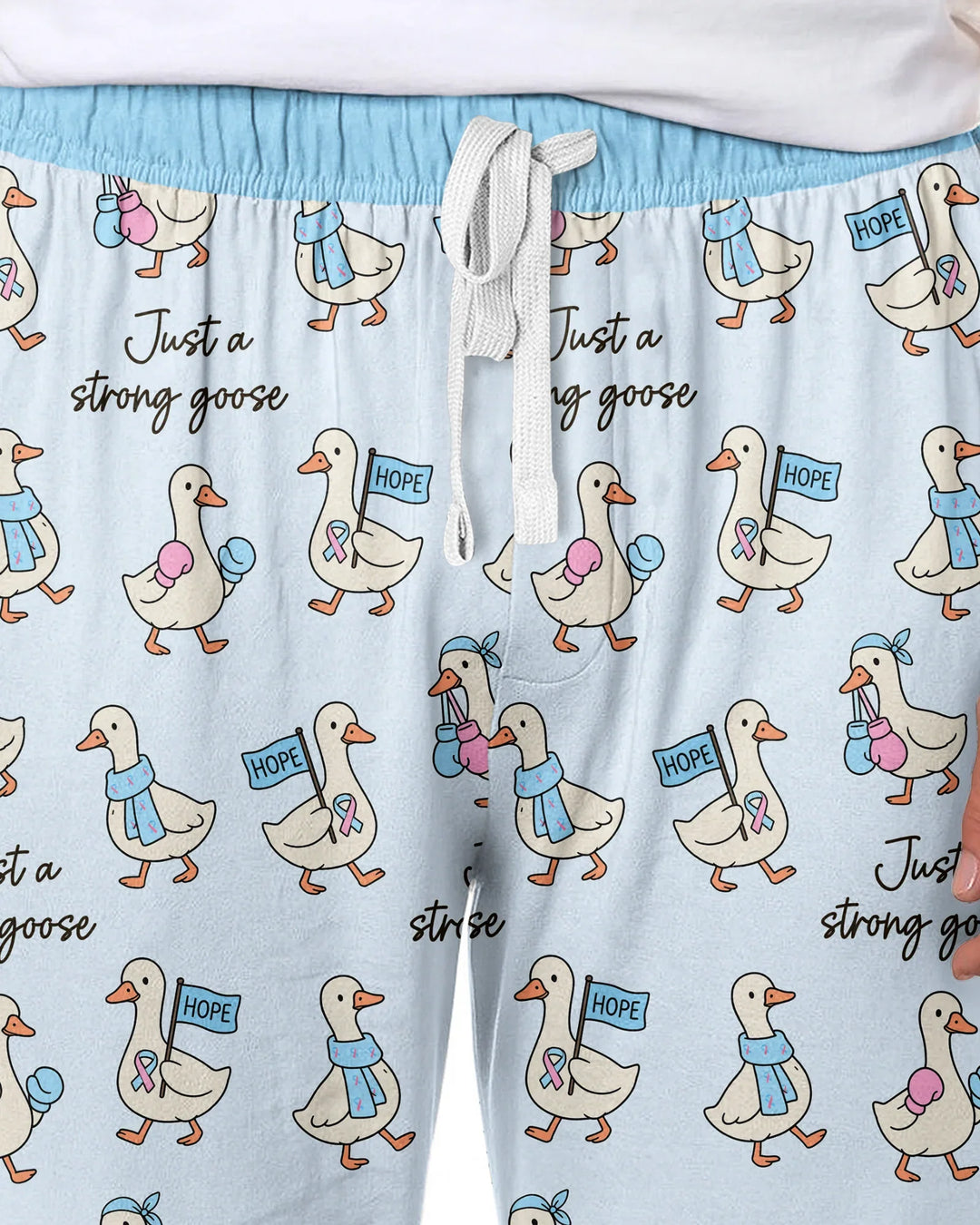 Strong Infertility Fighter Goose  Bamboo Men's Pajama Set