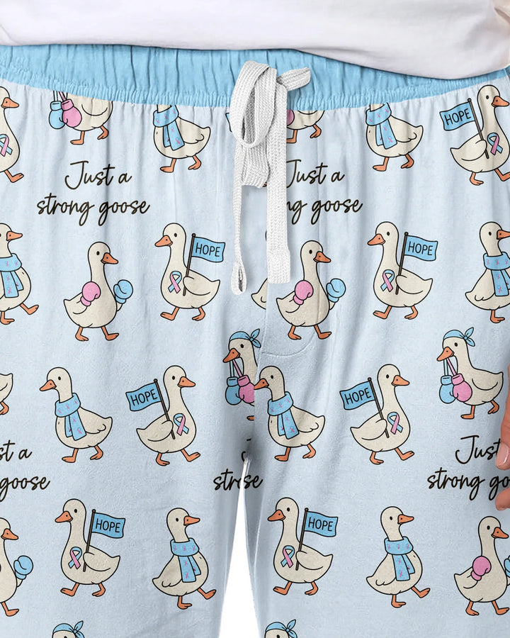 Strong Infertility Fighter Goose  Bamboo Men's Pajama Set