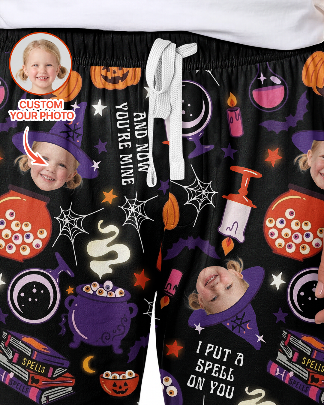 Halloween Little Witch Bamboo Men's Pajama Set