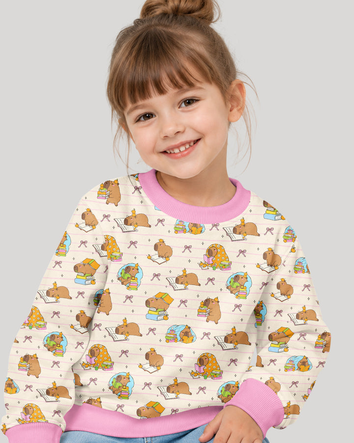 Sweatshirt mit Rundhalsausschnitt aus Bambusfaser