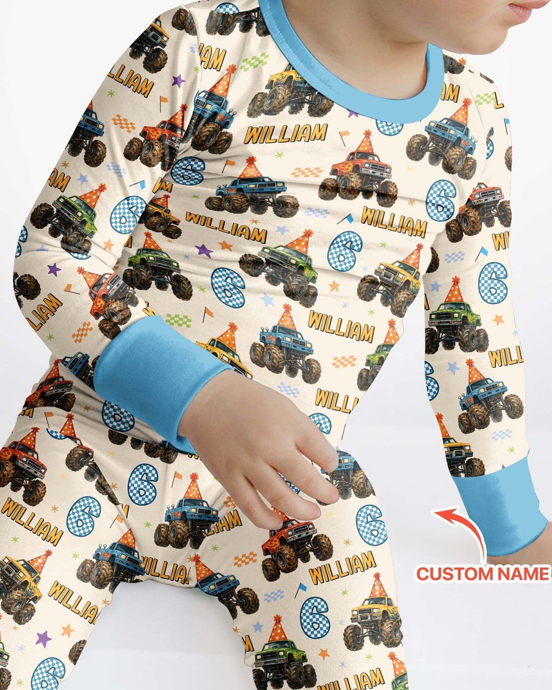 Conjunto de pijama de dos piezas de bambú con mangas largas, plantilla PERSONALIZADA