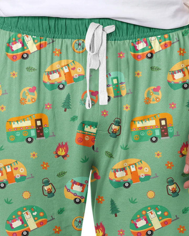Happy Little Camper Bamboo Men's Pajama Set