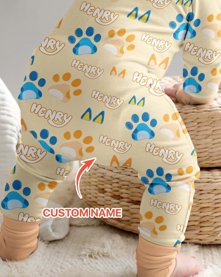Gerippte Babykleidung mit individuellem Foto - Weich &amp; Skizzenhaft