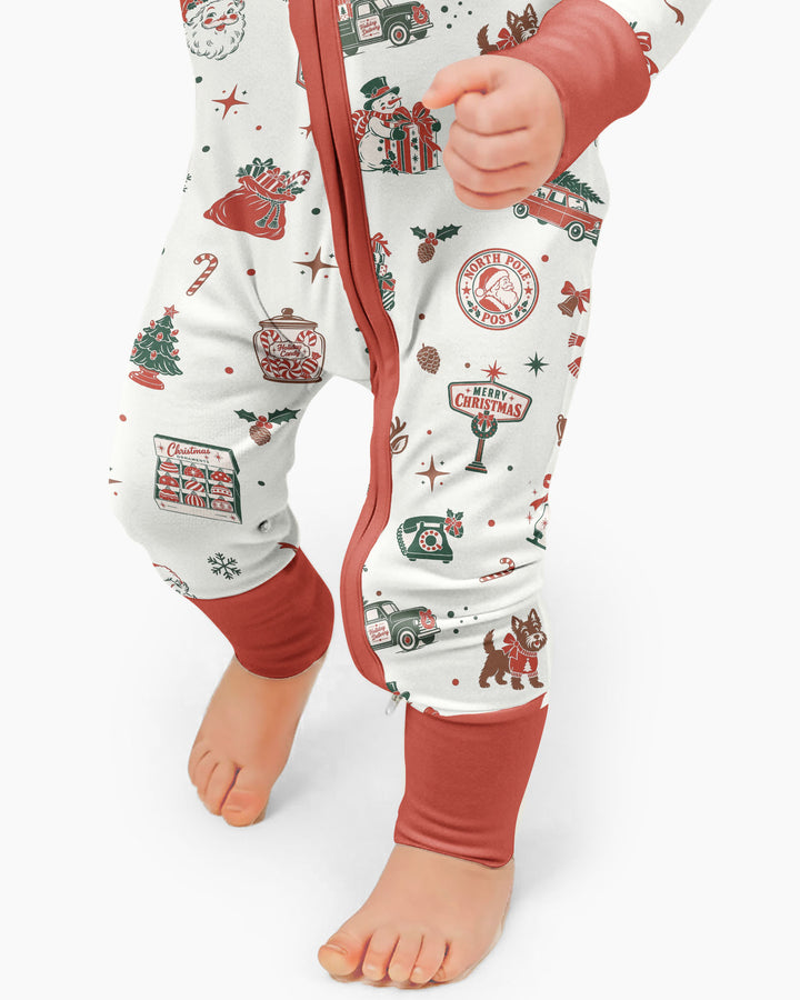 North Pole Retro Bamboo Convertible Zippy