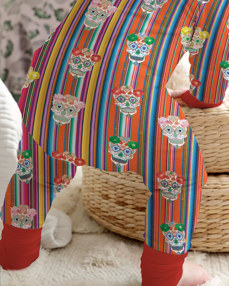 Day of the Dead Vintage Bamboo Convertible Zippy