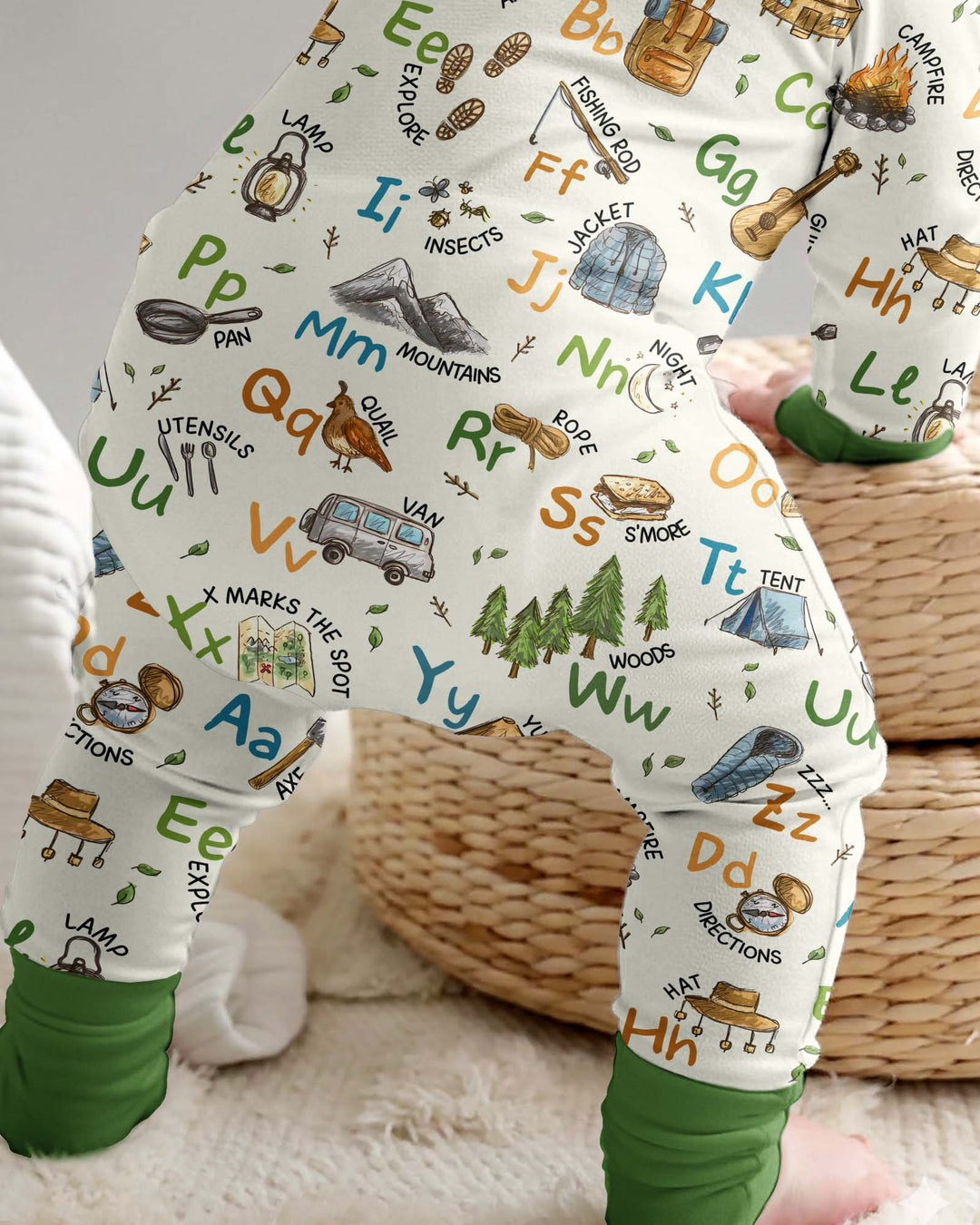 Gerippte Babykleidung mit individuellem Foto - Weich &amp; Skizzenhaft