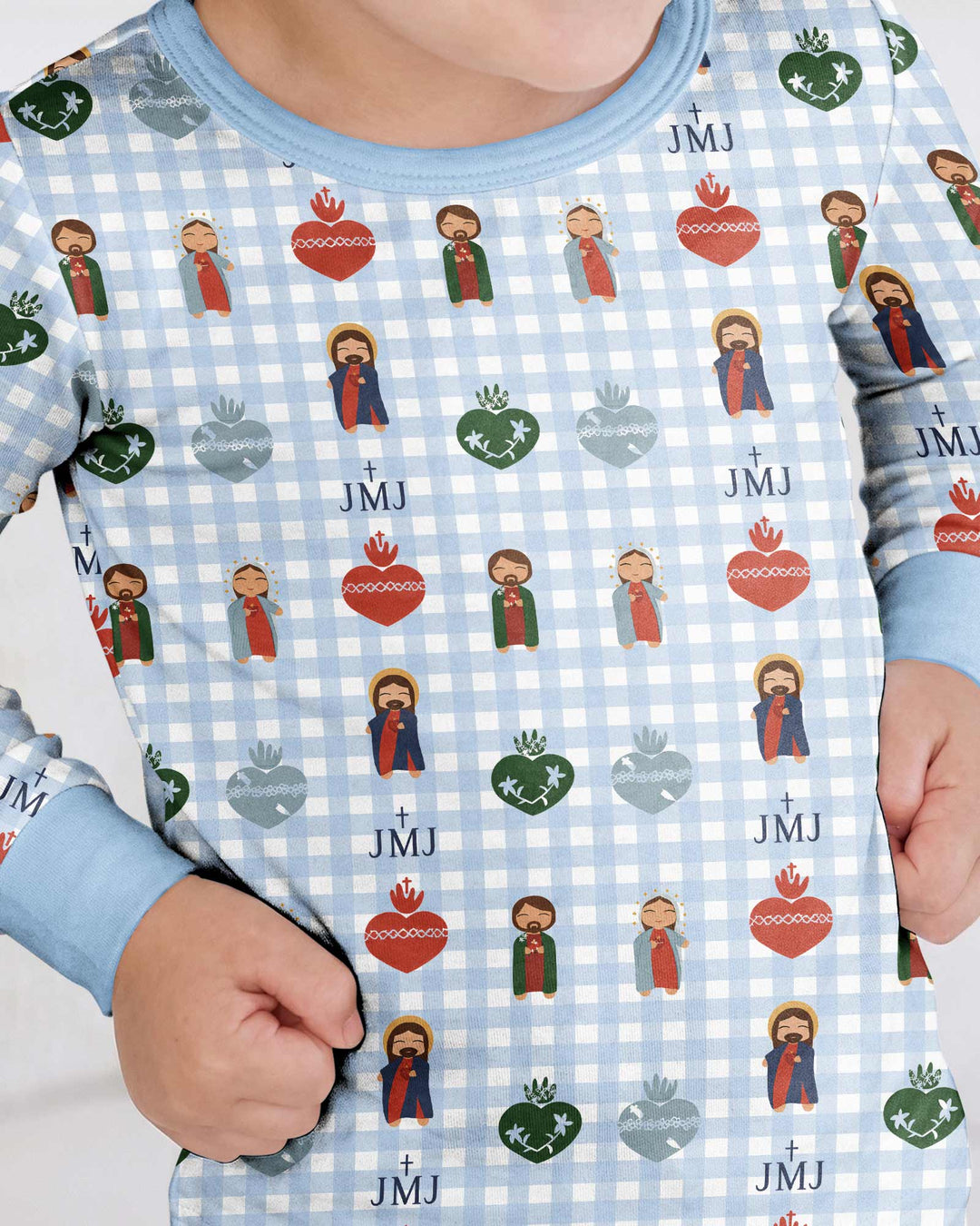 Holy Family Bamboo Two Piece Long Sleeve Pajama Set