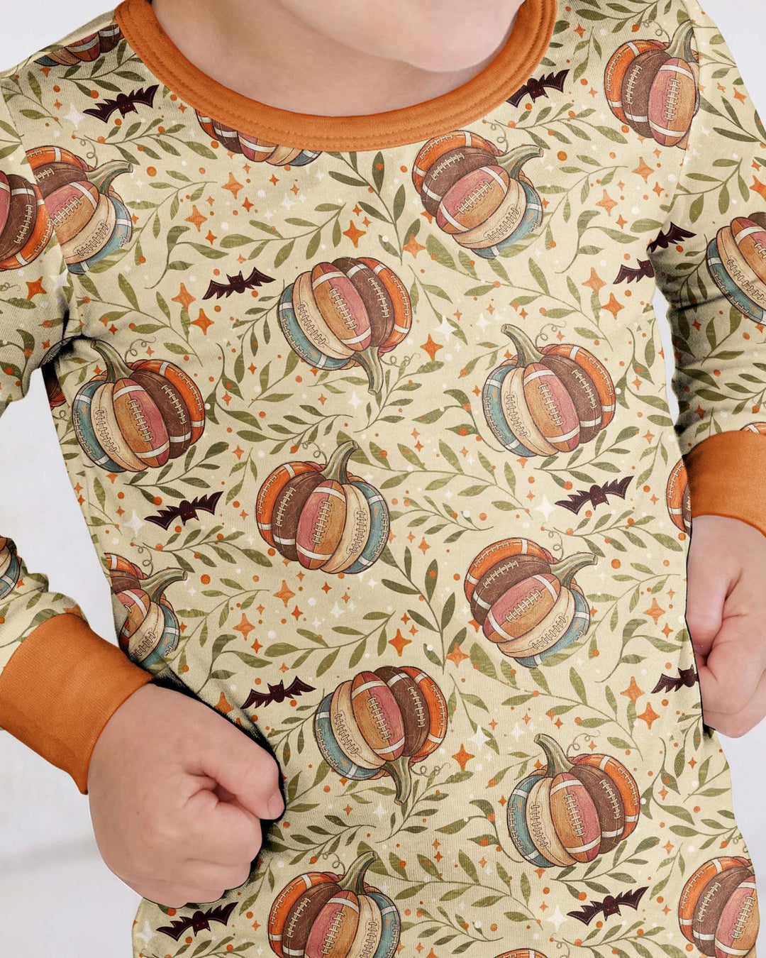 It's Football Season Bamboo Two Piece Long Sleeve Pajama Set