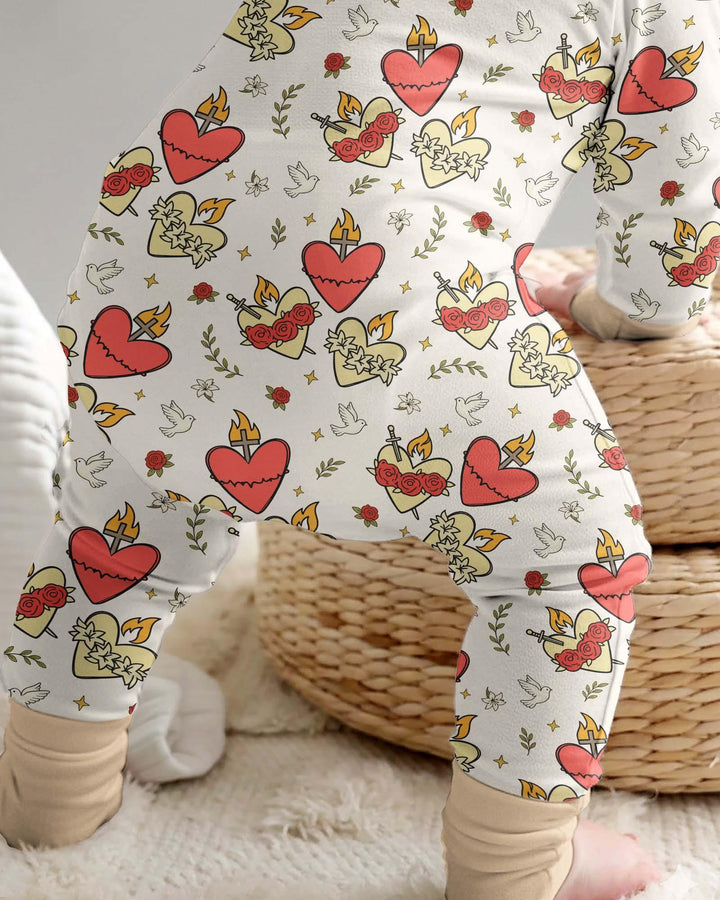 Gerippte Babykleidung mit individuellem Foto - Weich &amp; Skizzenhaft