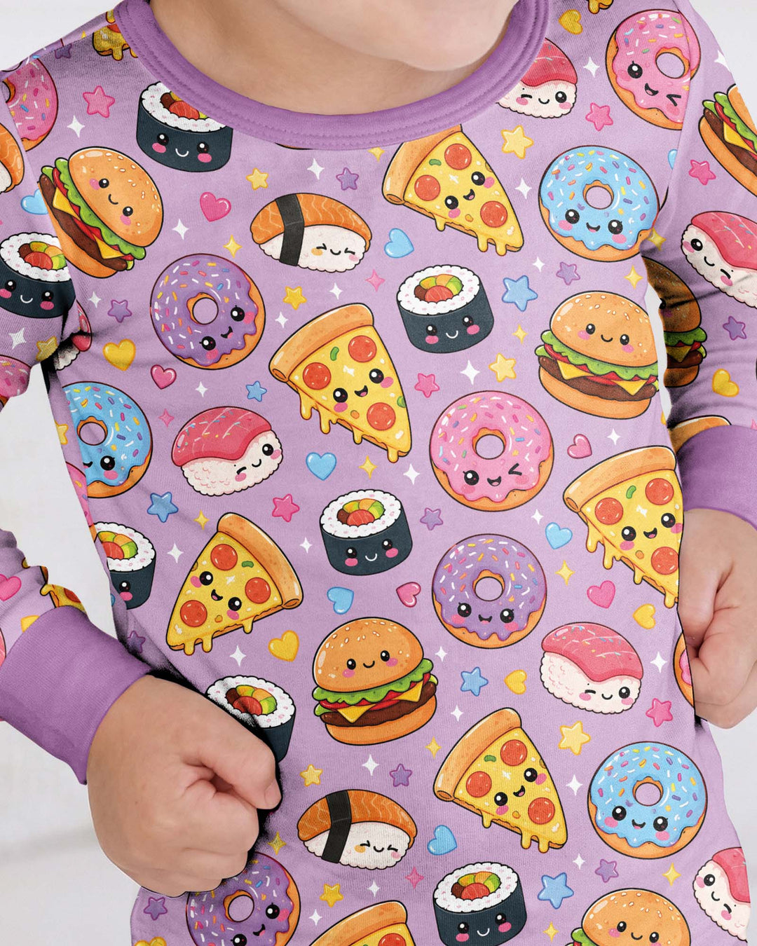Conjunto de pijama de dos piezas de bambú con mangas largas, plantilla PERSONALIZADA