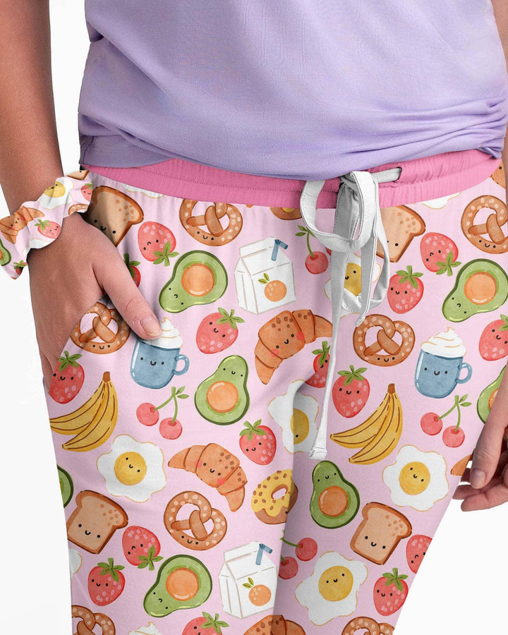 Breakfast Buddies Family Matching Bamboo Women Pajama Set