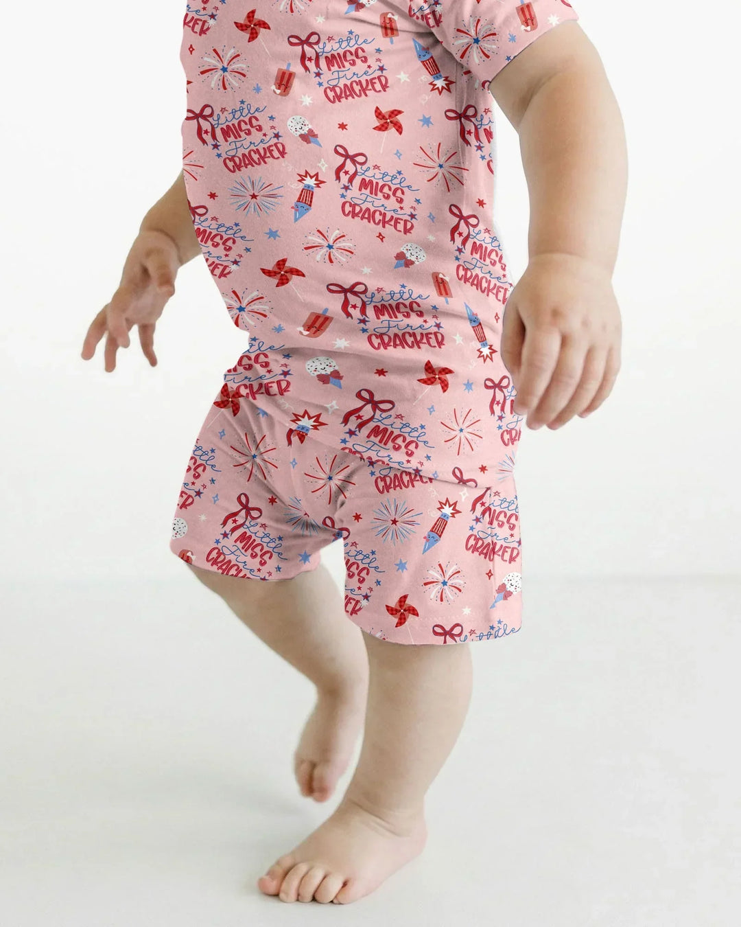 Conjunto de Pijama de Dos Piezas de Bambú con Mangas Cortas y Pantalones Cortos