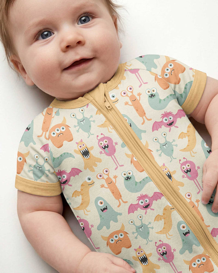 Monster Boo Bash Bamboo Shorty Zippy