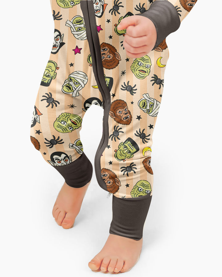 Creepy Crew Family Matching Bamboo Convertible Zippy