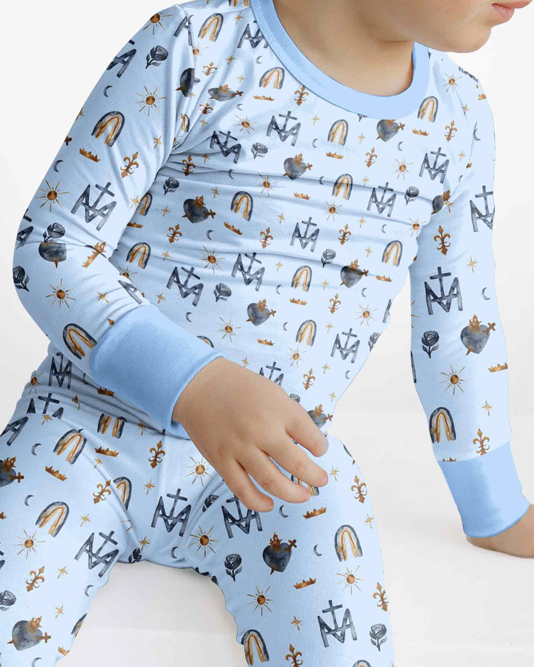 Immaculate Heart Bamboo Two Piece Long Sleeve Pajama Set