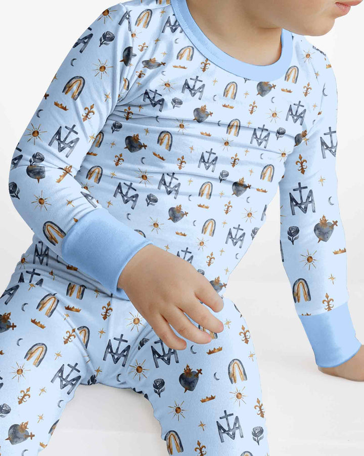 Immaculate Heart Bamboo Two Piece Long Sleeve Pajama Set