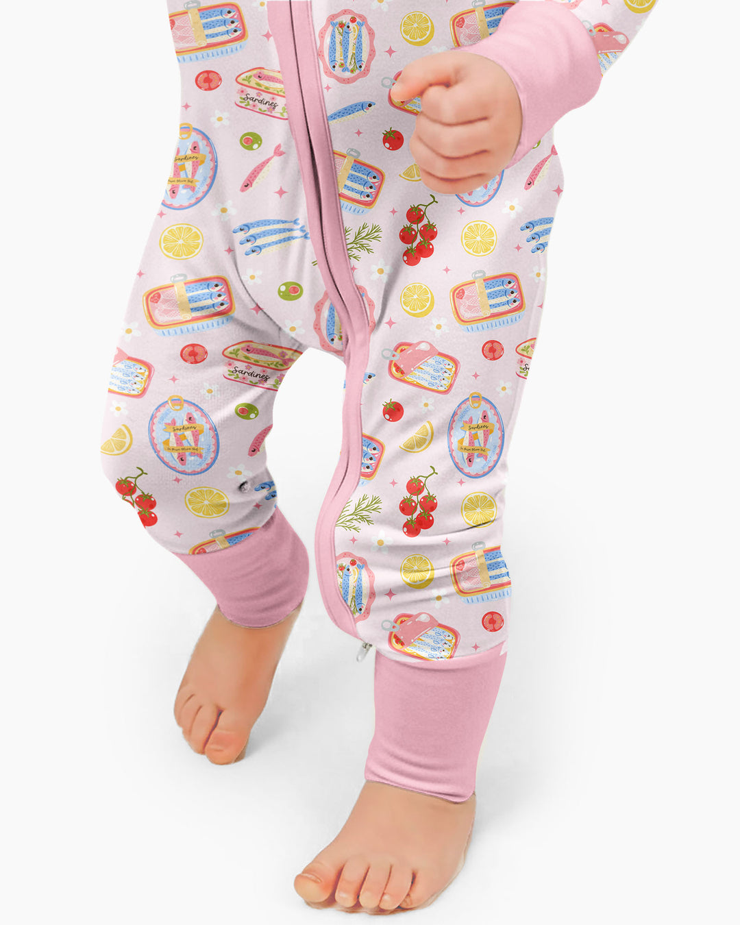 Preppy Sardines Bamboo Convertible Zippy