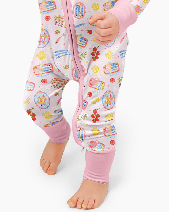 Preppy Sardines Bamboo Convertible Zippy