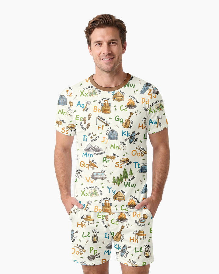 Conjunto de tractor de granja de bambú para hombres – Robusto y relajado