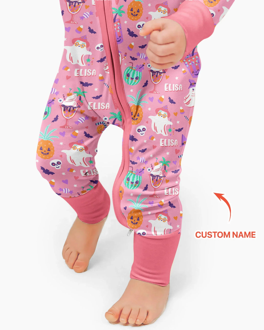 Summerween Doodles Bamboo Convertible Zippy
