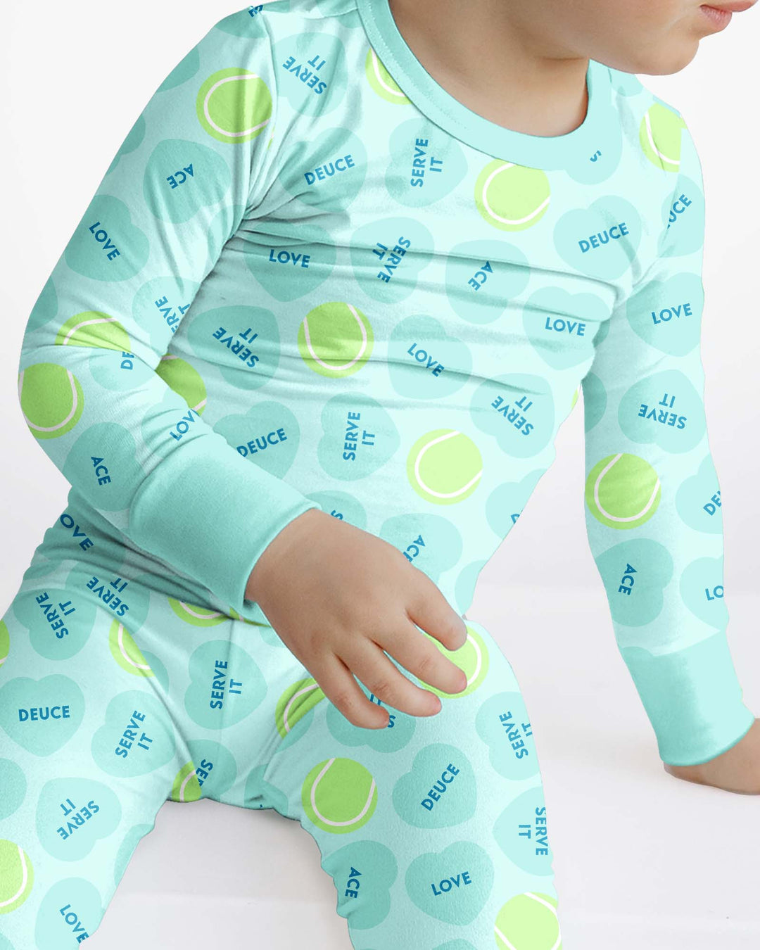 Conjunto de pijama de dos piezas de bambú de manga larga