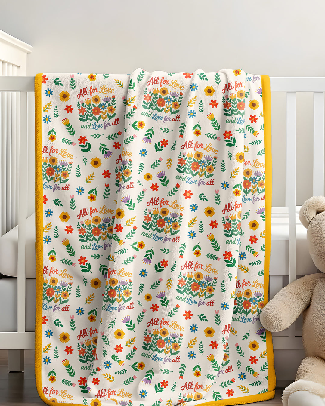 Love For All Family Matching Bamboo Blanket