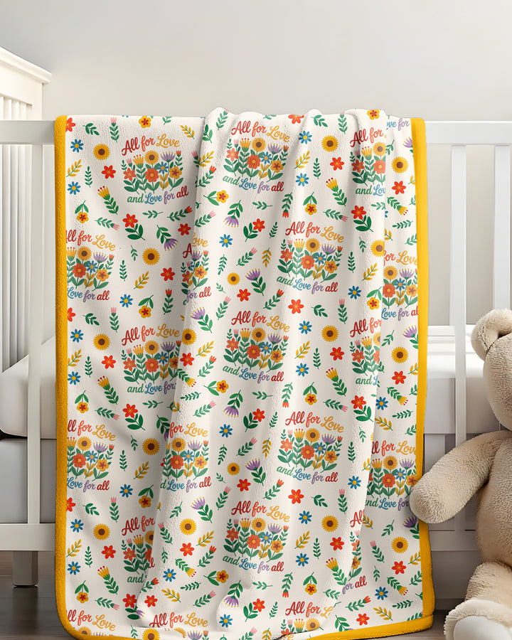 Love For All Family Matching Bamboo Blanket