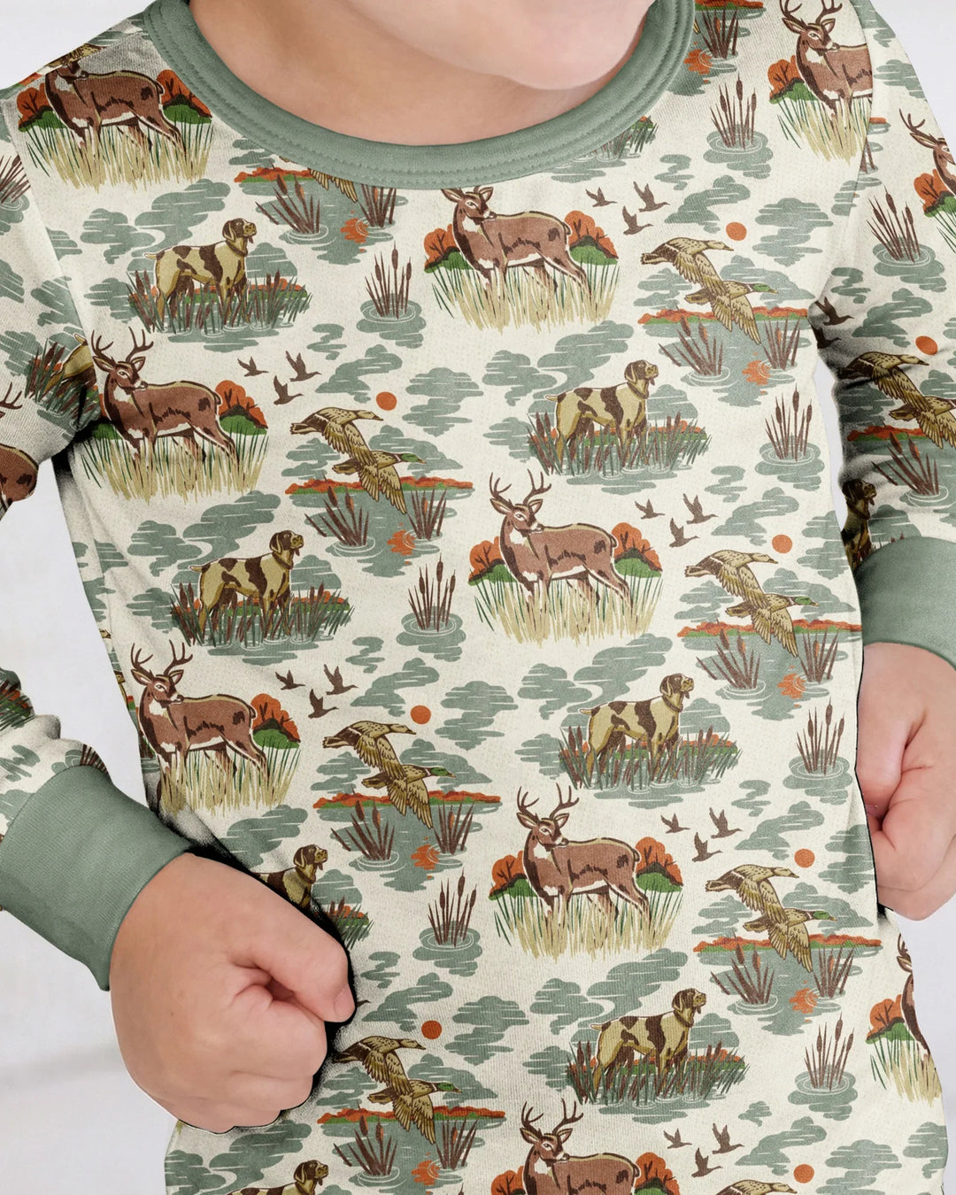Conjunto de pijama de dos piezas de bambú con mangas largas, plantilla PERSONALIZADA