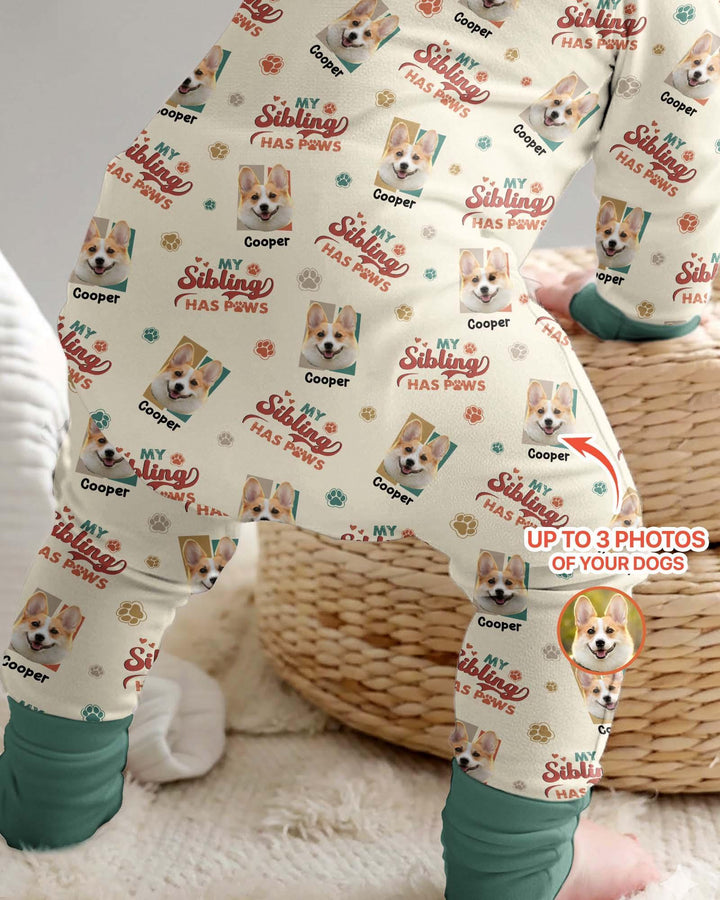 Custom Dog Photos "My Siblings Have Paws"  Bamboo Convertible Zippy