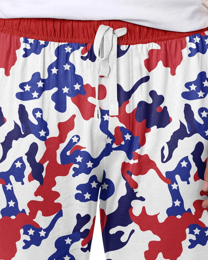 Patriot Camo Daddy & Me Matching Bamboo Men's Pajama Set