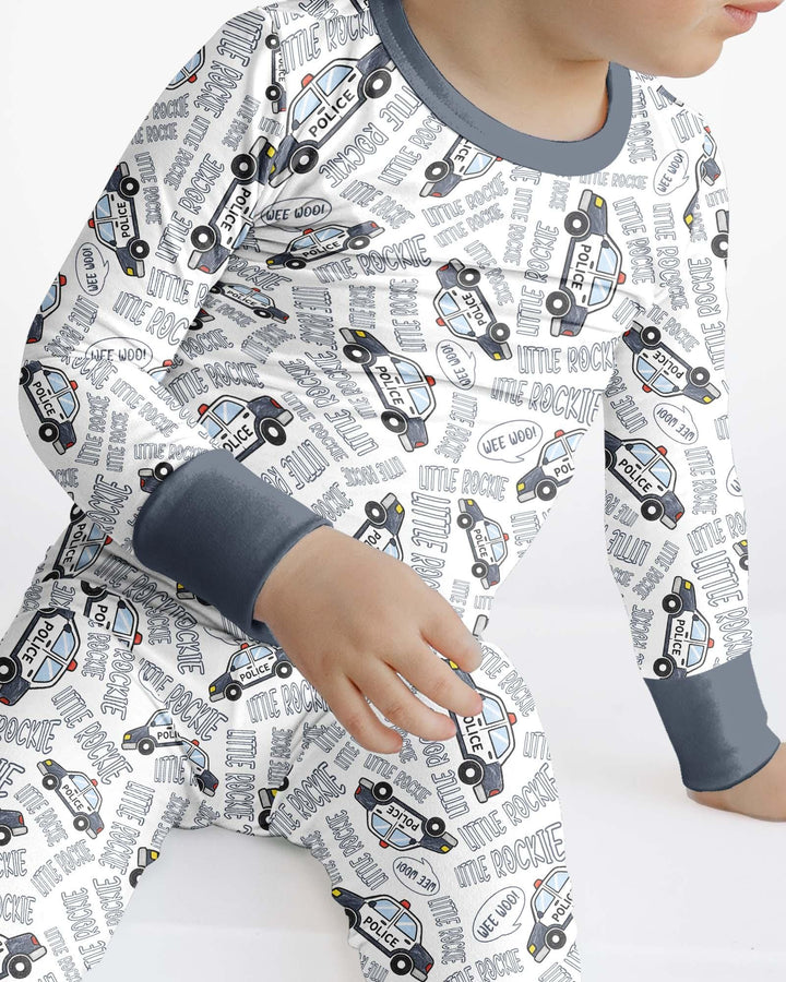 Little Rookie Bamboo Two Piece Long Sleeve Pajama Set