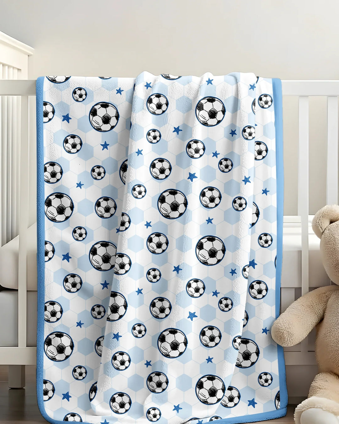 Goal Squad Family Matching Bamboo Blanket